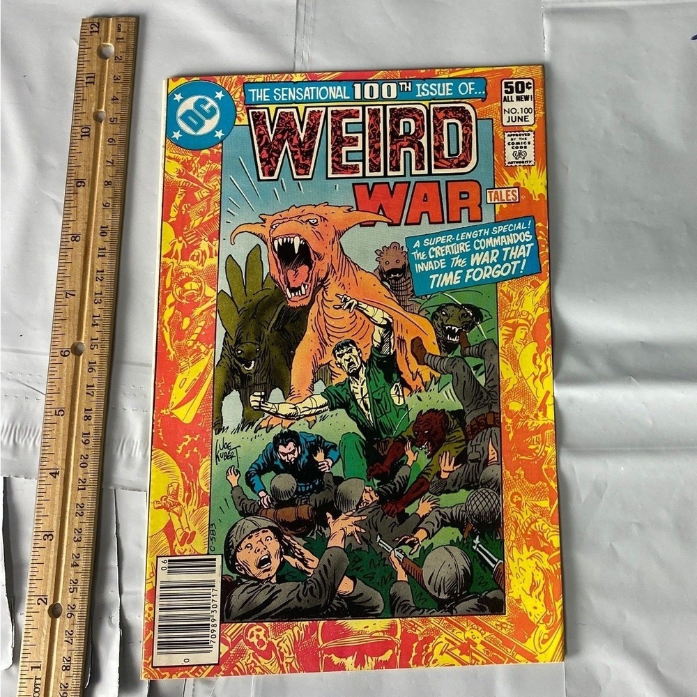 Weird War Tales #100 DC Comics June‎ 1981 100th Issue